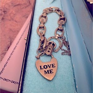 SOLD M.    New!PRICE DROP! RARE JUICY COUTURE unique LOVE ME HEART BRACE